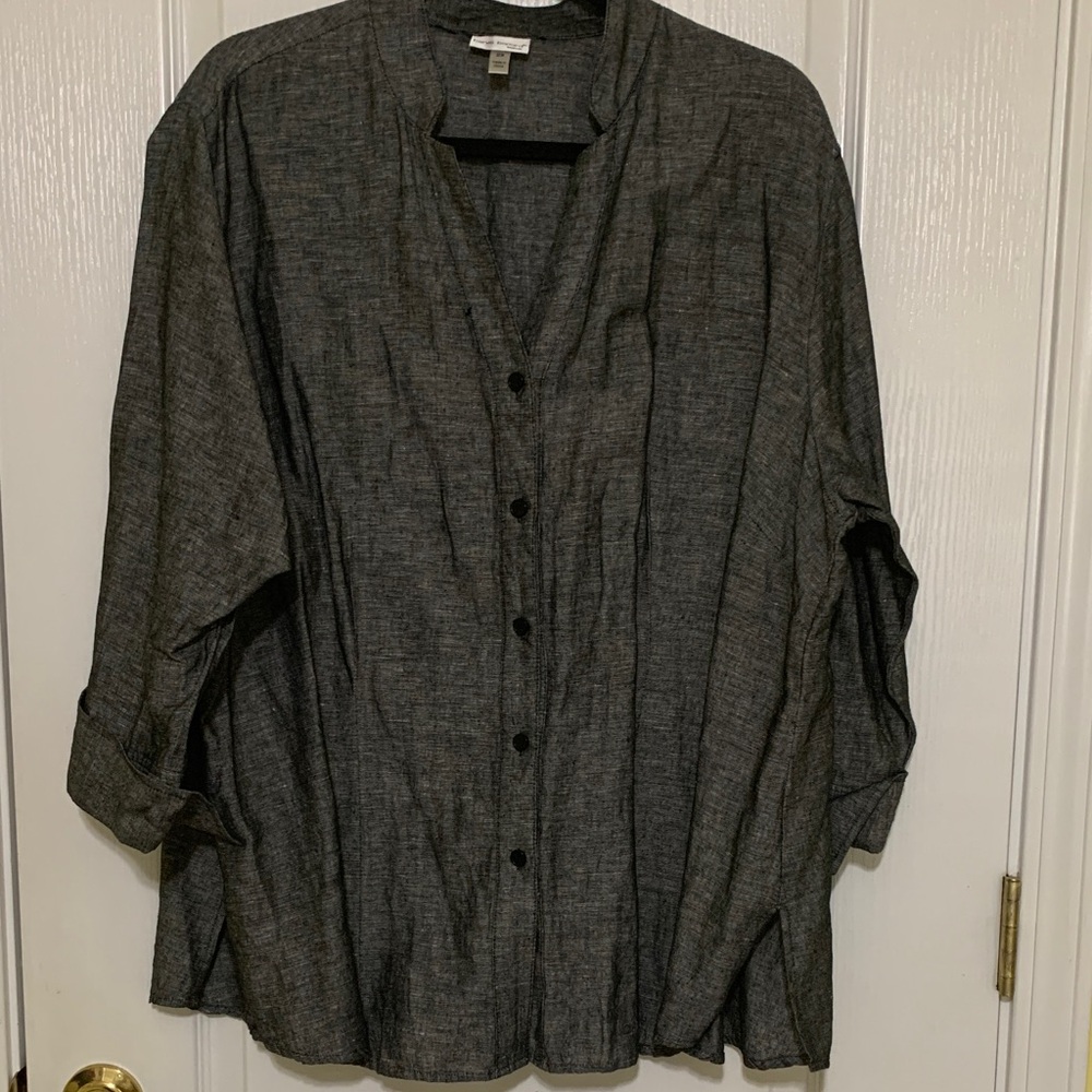 Harve Benard Charcoal Button-Down Shirt